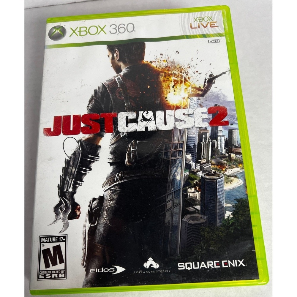 Just Cause 2 Xbox 360 Game Square Enix Eidos Action Adventure Complete CIB